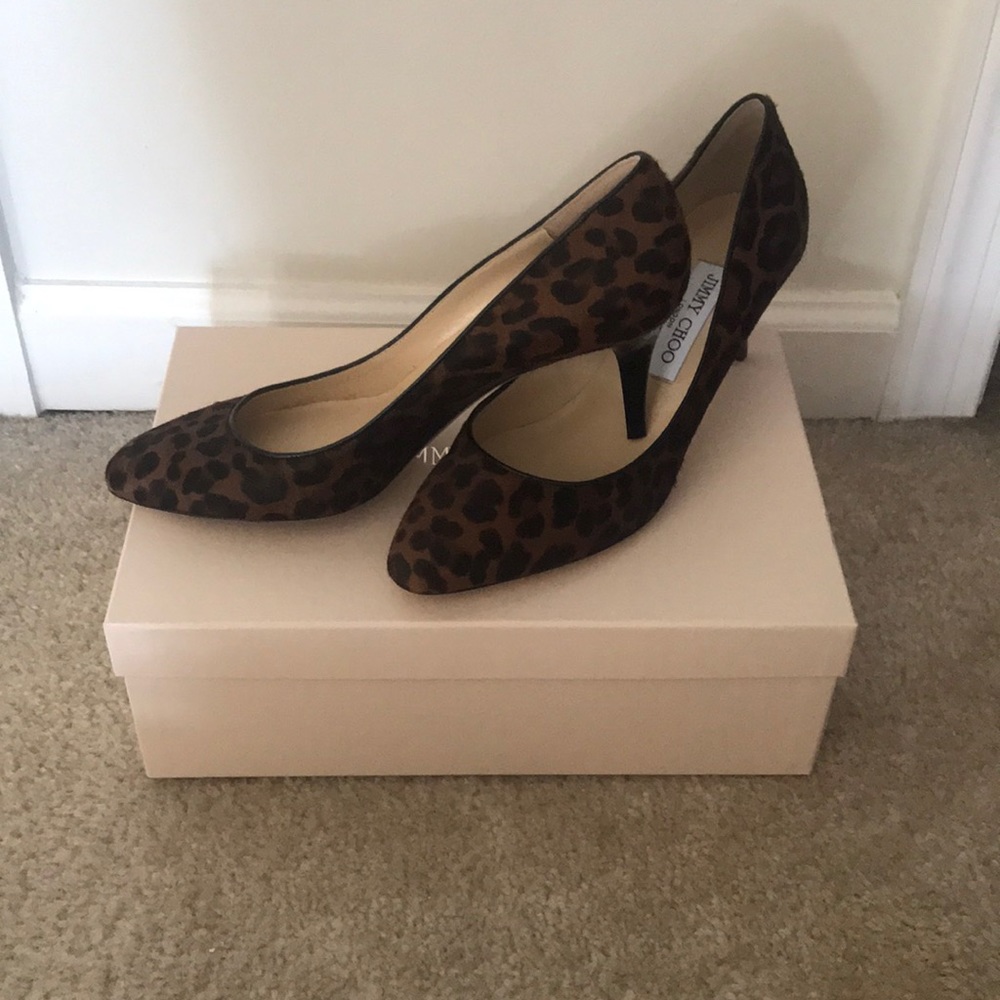Authentic Jimmy Choo Leopard Heels